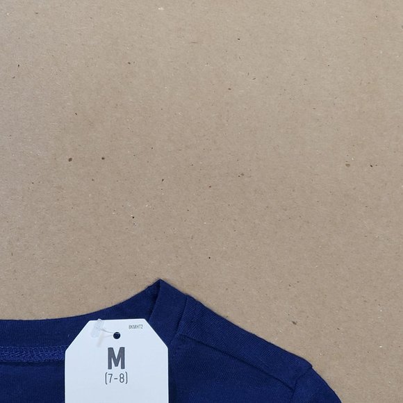 Crazy 8 Snowflake Long Sleeve T-shirt M(7-8) Navy - Picture 7 of 7